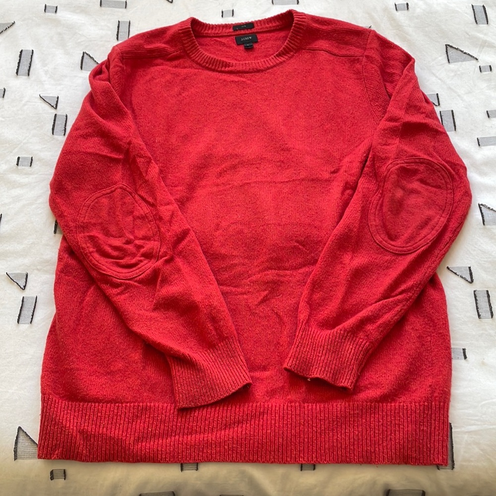 Mens J Crew Wool/Alpaca Crewneck Sweater